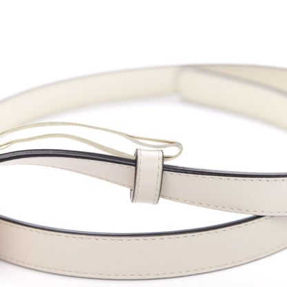 Gucci Calfskin Double G 20mm Belt 85 34 Mystic White 5 of 6