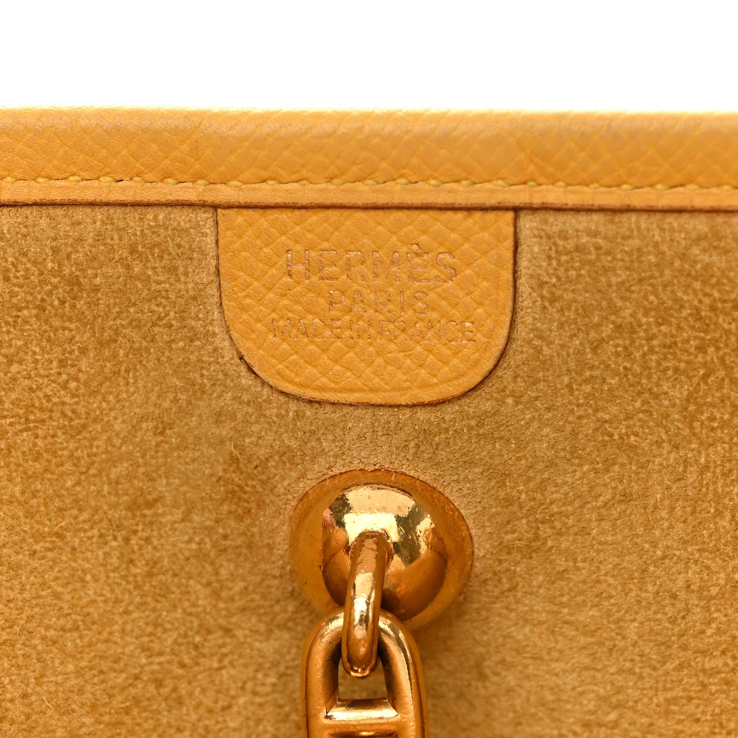 Hermes Courchevel Vespa PM Jaune 6 of 14
