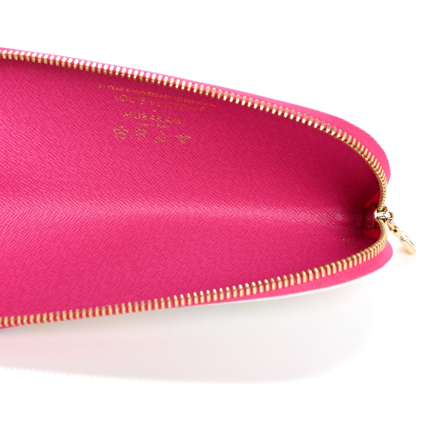 Louis Vuitton LV X TM Monogram Multicolor Charlotte Pencil Pouch Fuchsia 5 of 9
