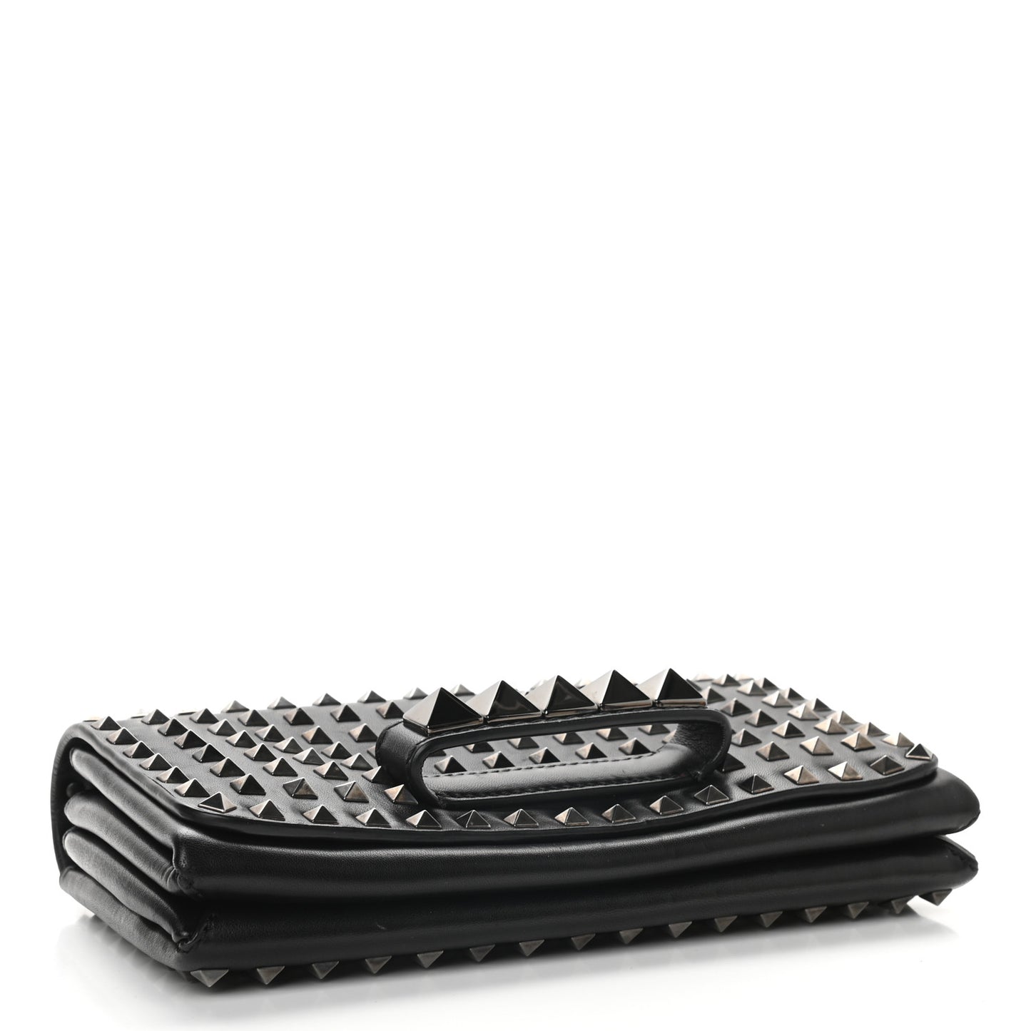 Vitello Rockstud All Over Va Va Voom Flap Bag Black