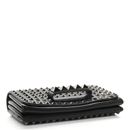 Valentino Garavani Vitello Rockstud All Over Va Va Voom Flap Bag Black 4 of 12