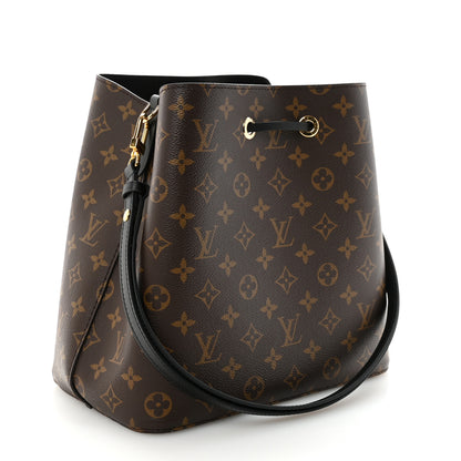 Louis Vuitton Monogram Neonoe MM Black 3 of 9