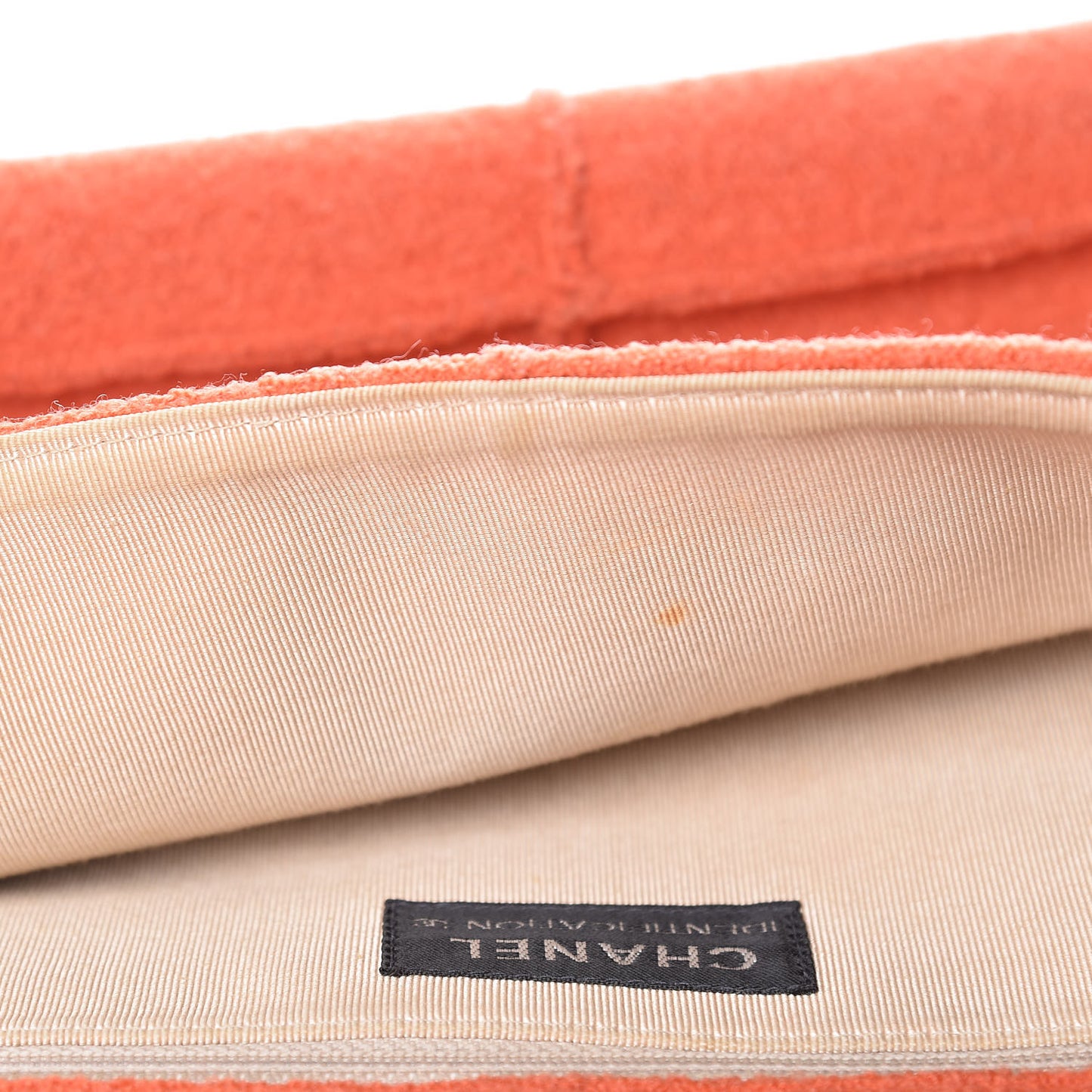 Wool Patchwork Mademoiselle Jumbo Flap Orange