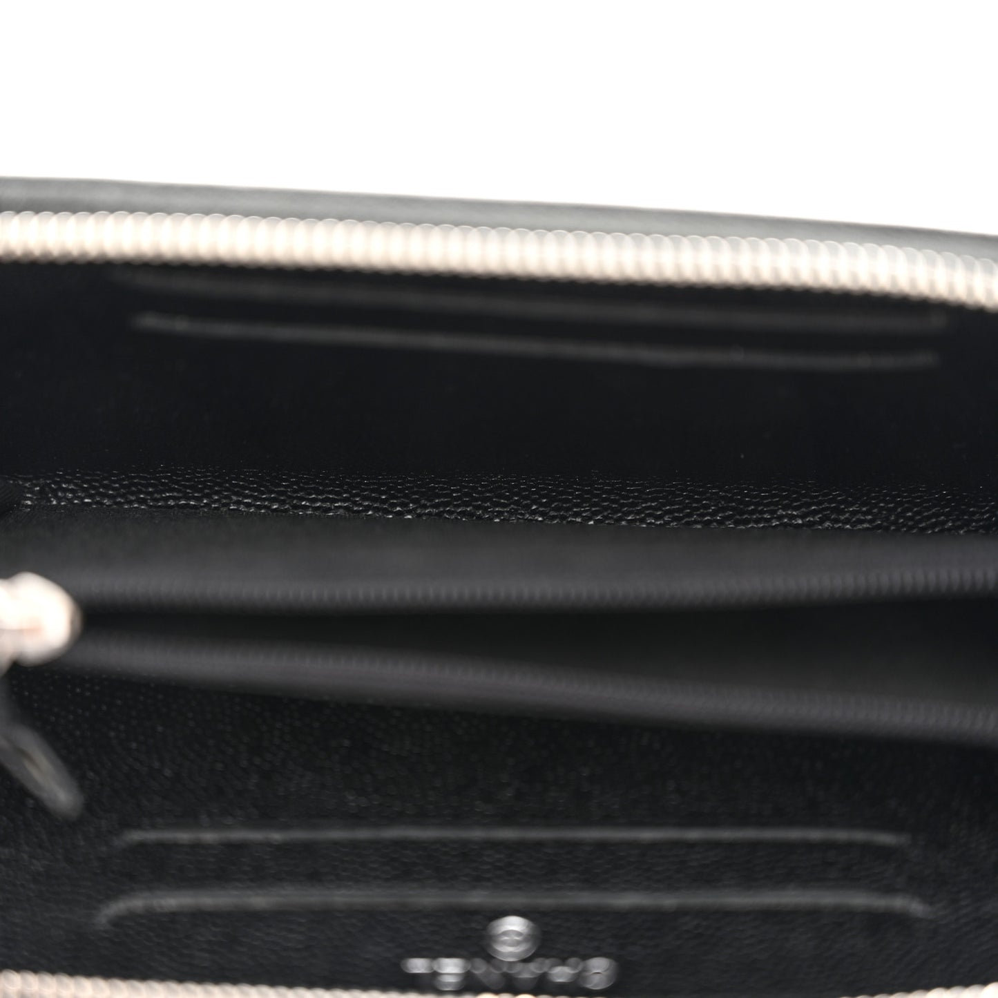 Caviar CC Small Zip Around Wallet Black Blue Green