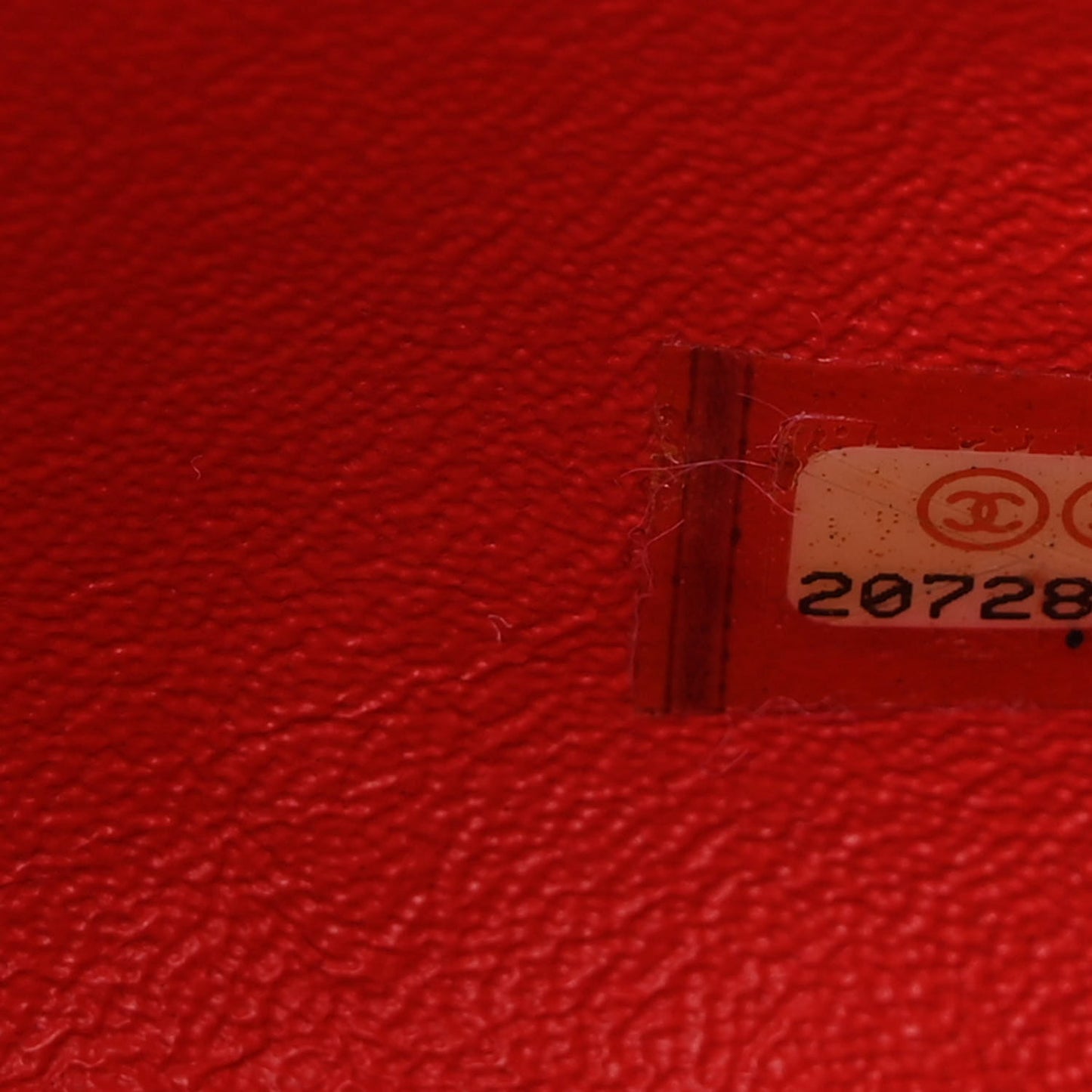 Lambskin Quilted Small Geometric Flap Red