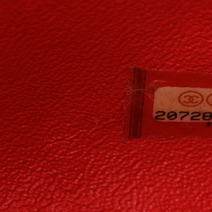 Chanel Lambskin Quilted Small Geometric Flap Red 7 of 11