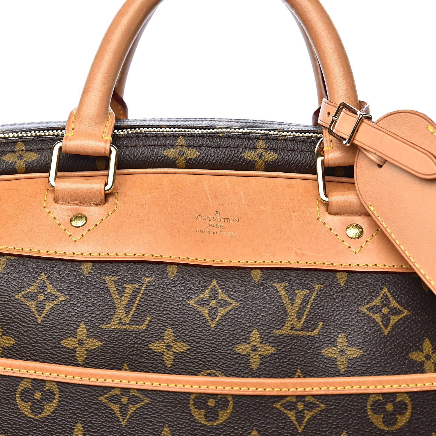 Louis Vuitton Monogram Alize 2 Compartment Luggage Travel Bag 13 of 13