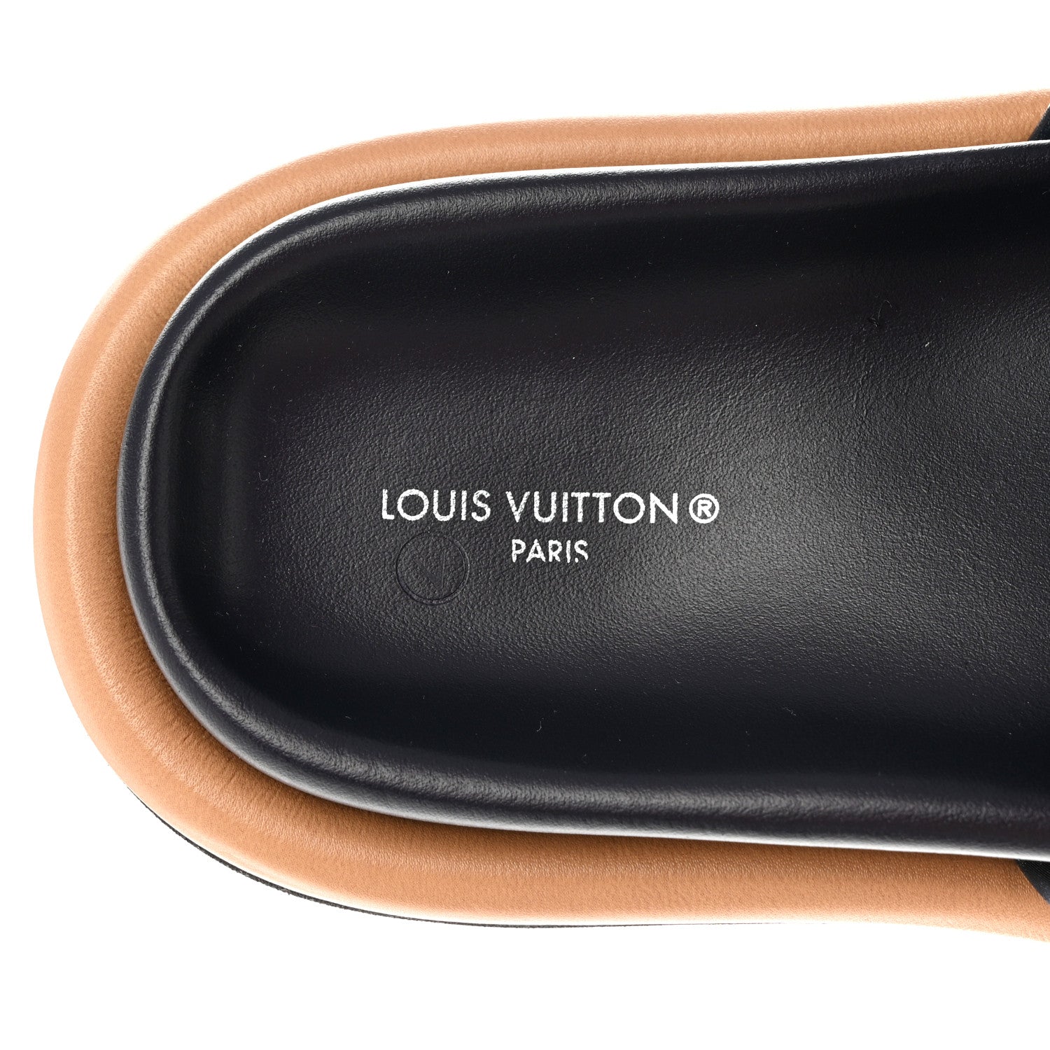 Louis Vuitton Nylon Monogram Womens Pool Pillow Comfort Mules 36 Navy Blue 7 of 8