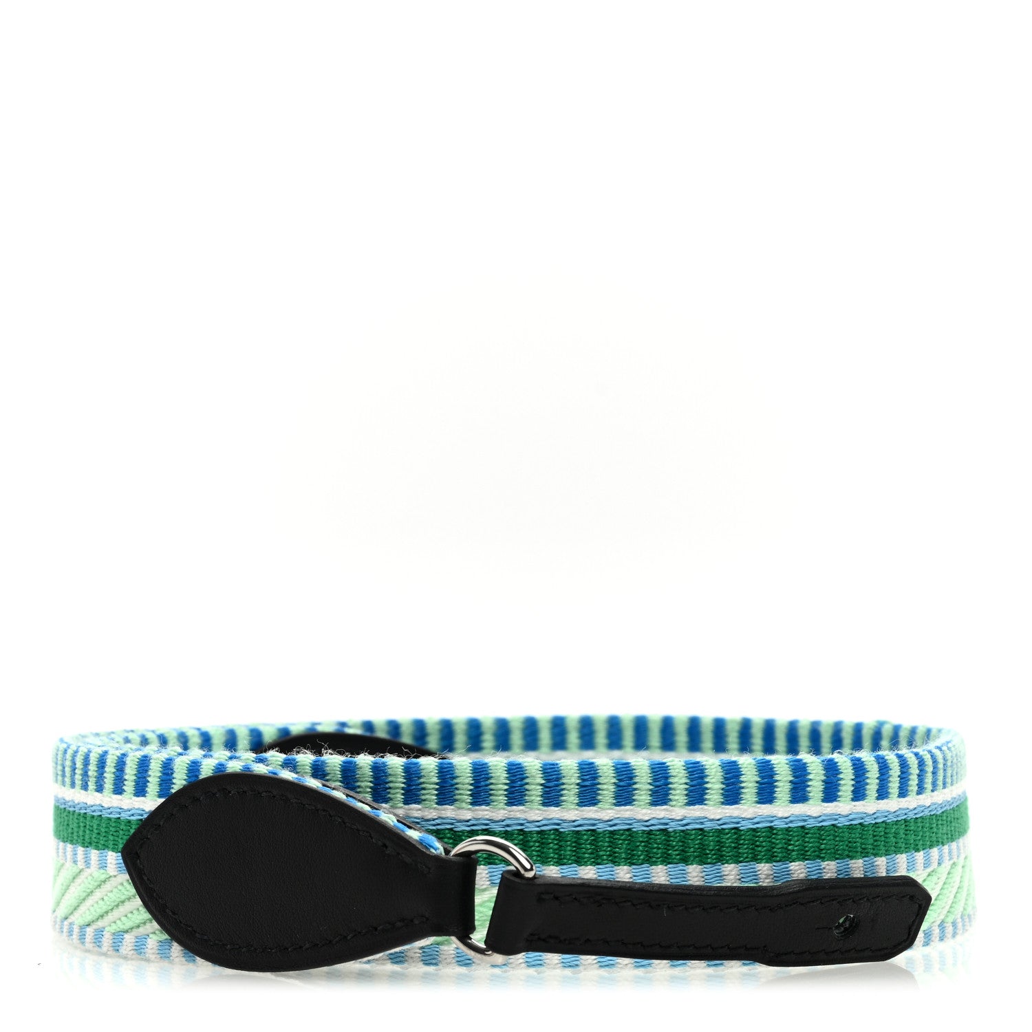 Hermes Toile Swift Cavale To Go Shoulder Strap Vert Pale Vert Fizz Black 1 of 3