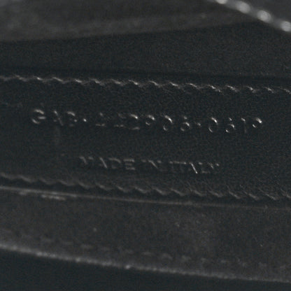 Saint Laurent Calfskin Medium Monogram Sunset Black 9 of 19