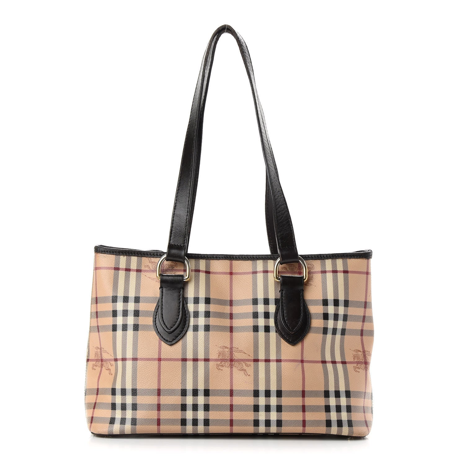 Burberry Haymarket Check Medium Regent Tote Chocolate 1 of 11