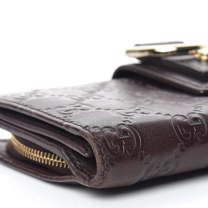 Gucci Guccissima Abbey Continental Wallet Chocolate 5 of 9