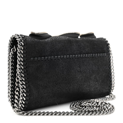 Stella McCartney Shaggy Deer Falabella Zipper Crossbody Bag Black 2 of 10