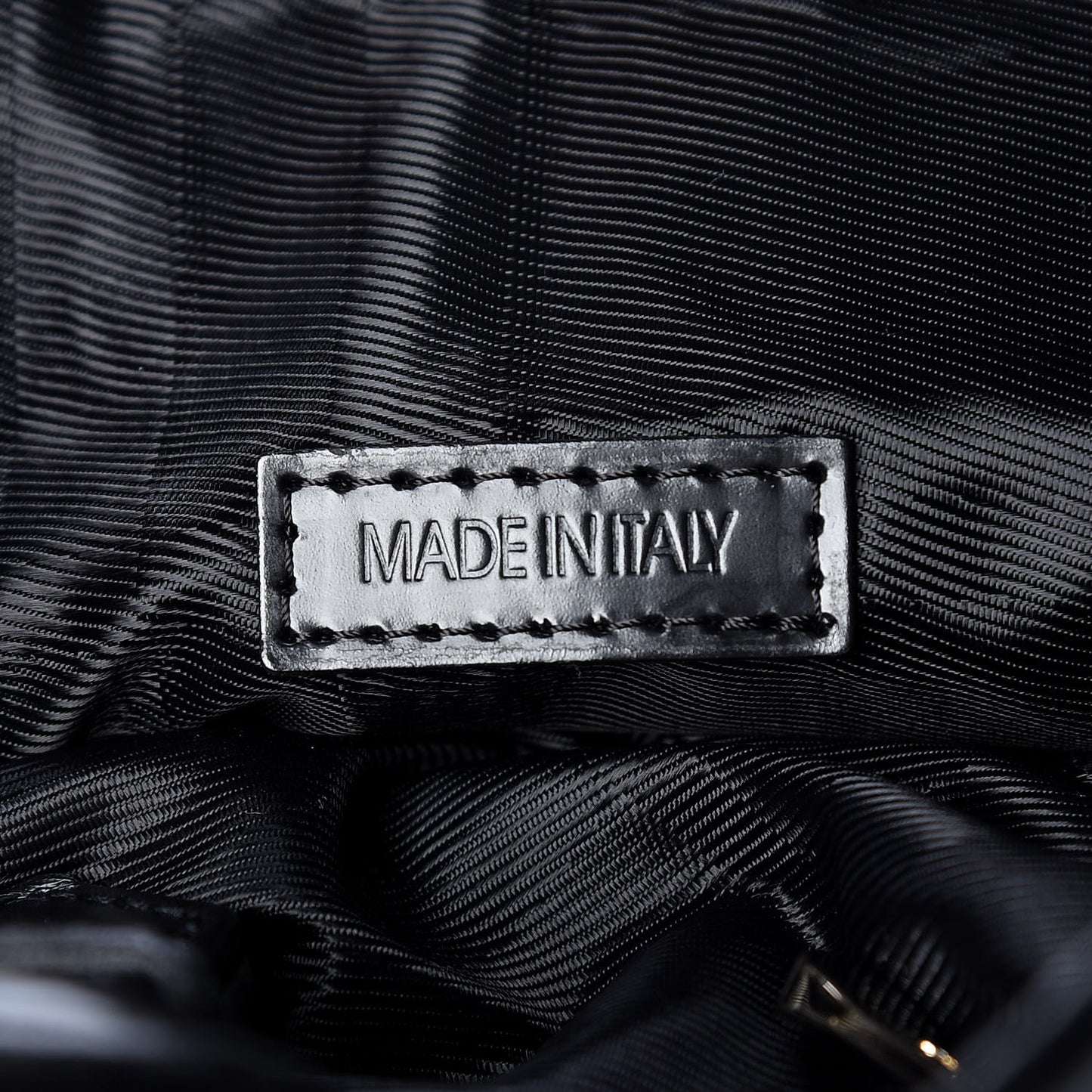 Nylon Quilted Tote Black