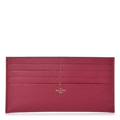 Louis Vuitton Calfskin Felicie Card Holder Insert Fuchsia 1 of 6