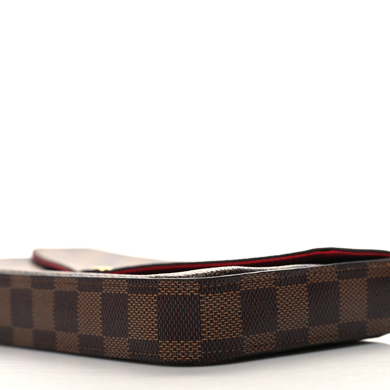 Louis Vuitton Damier Ebene Pochette Felicie Chain Wallet 9 of 9