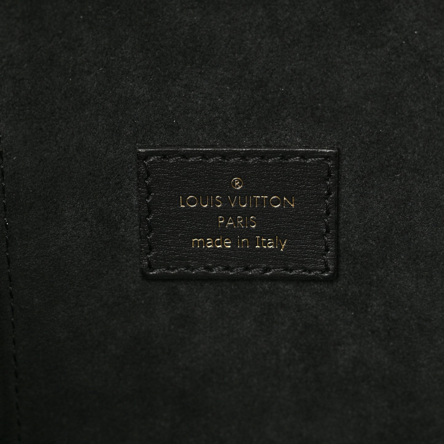 Reverse Monogram Vanity Chain Pouch