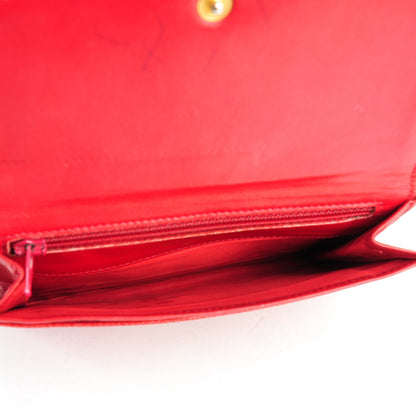 Chanel Caviar Timeless CC Card Holder Wallet Red 5 of 10