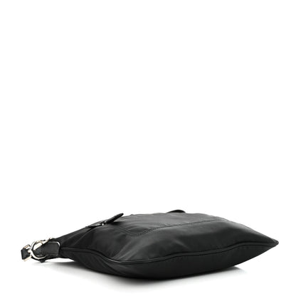 Prada Nylon Saffiano Flat Messenger Bag Black 4 of 10