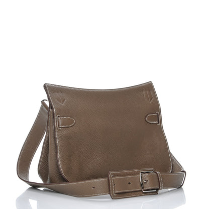 Hermes Taurillon Clemence Jypsiere 31 Etoupe 3 of 9