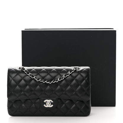 Chanel Caviar Quilted Medium Double Flap Black 12 of 12