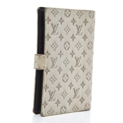 Louis Vuitton Mini Monogram Small Ring Agenda Light Kaki 3 of 9