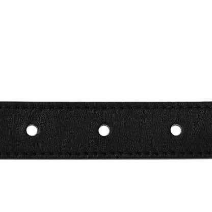 Gucci Calfskin Double G 20mm Belt 75 30 Black 3 of 7