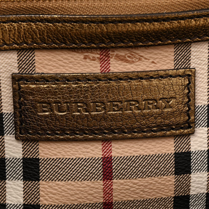 Burberry Haymarket Check Small Canterbury Tote Bronze 6 of 17