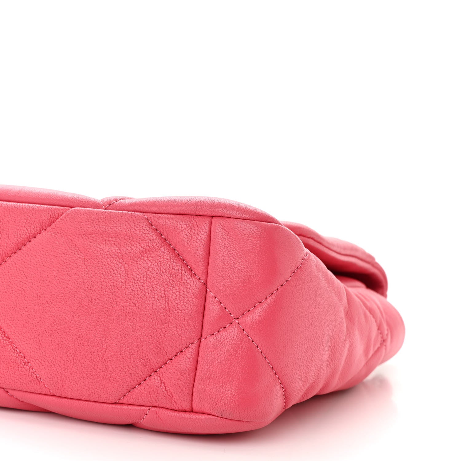 Chanel Lambskin Quilted Medium Chanel 19 Flap Pink 10 of 10