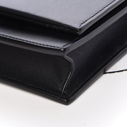 Saint Laurent Smooth Calfskin Classic Monogram Kate Tassel Chain Wallet Black 9 of 12