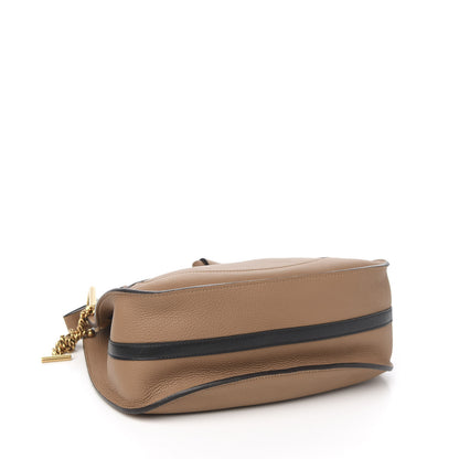 Chloe Grained Calfskin Small Hayley Hobo Nut 3 of 8