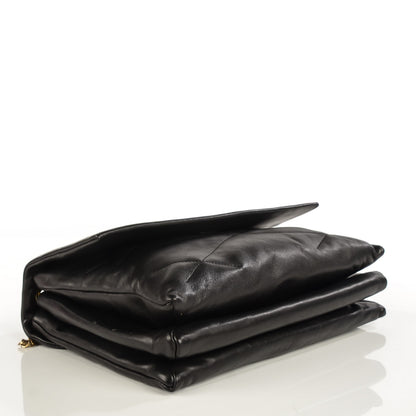 Lanvin Lambskin Quilted Medium Sugar Flap Shoulder Bag Black 4 of 7