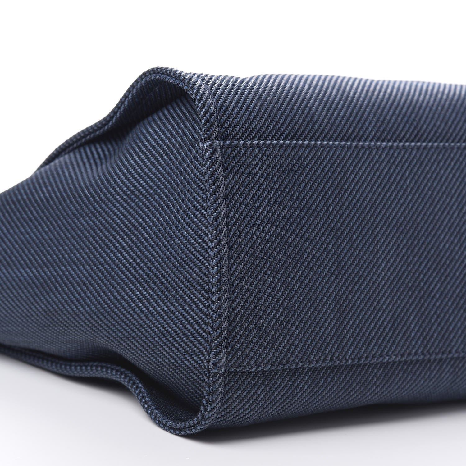 Chanel Denim Medium Deauville Tote Dark Blue 9 of 12