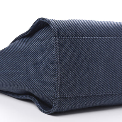 Chanel Denim Medium Deauville Tote Dark Blue 9 of 12