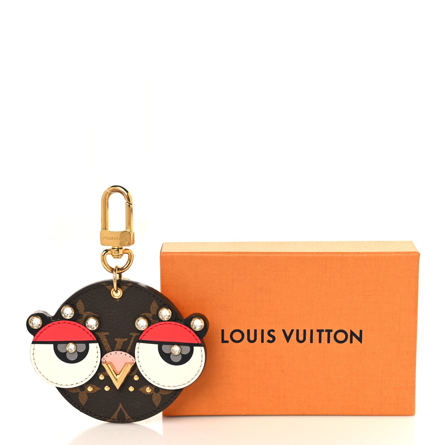 Louis Vuitton Monogram Animal Faces Bird Bag Charm 4 of 4