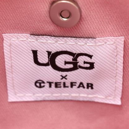 Telfar X UGG Suede Shearling Small Shopping Bag Pink 6 of 10