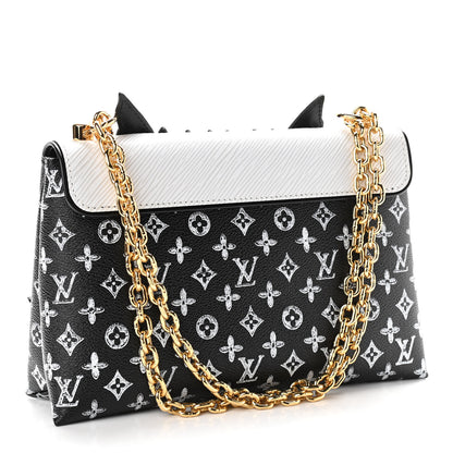 Louis Vuitton Epi Catogram Cat Bag Orange Black 3 of 11