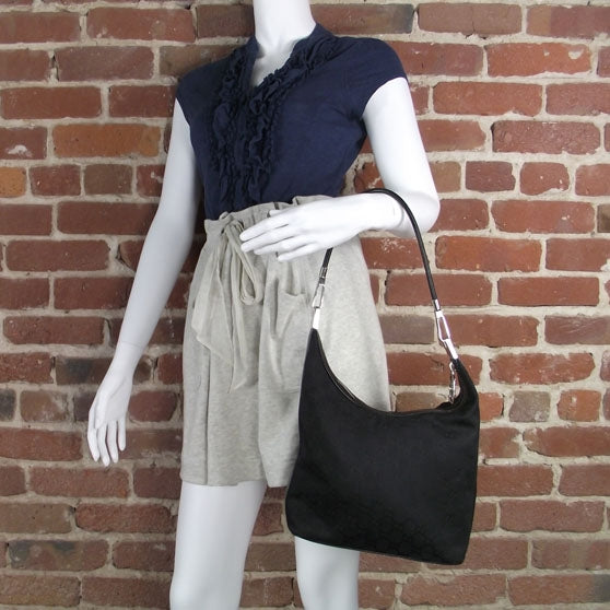 Gucci Monogram Shoulder Bag Hobo GG 2 of 10