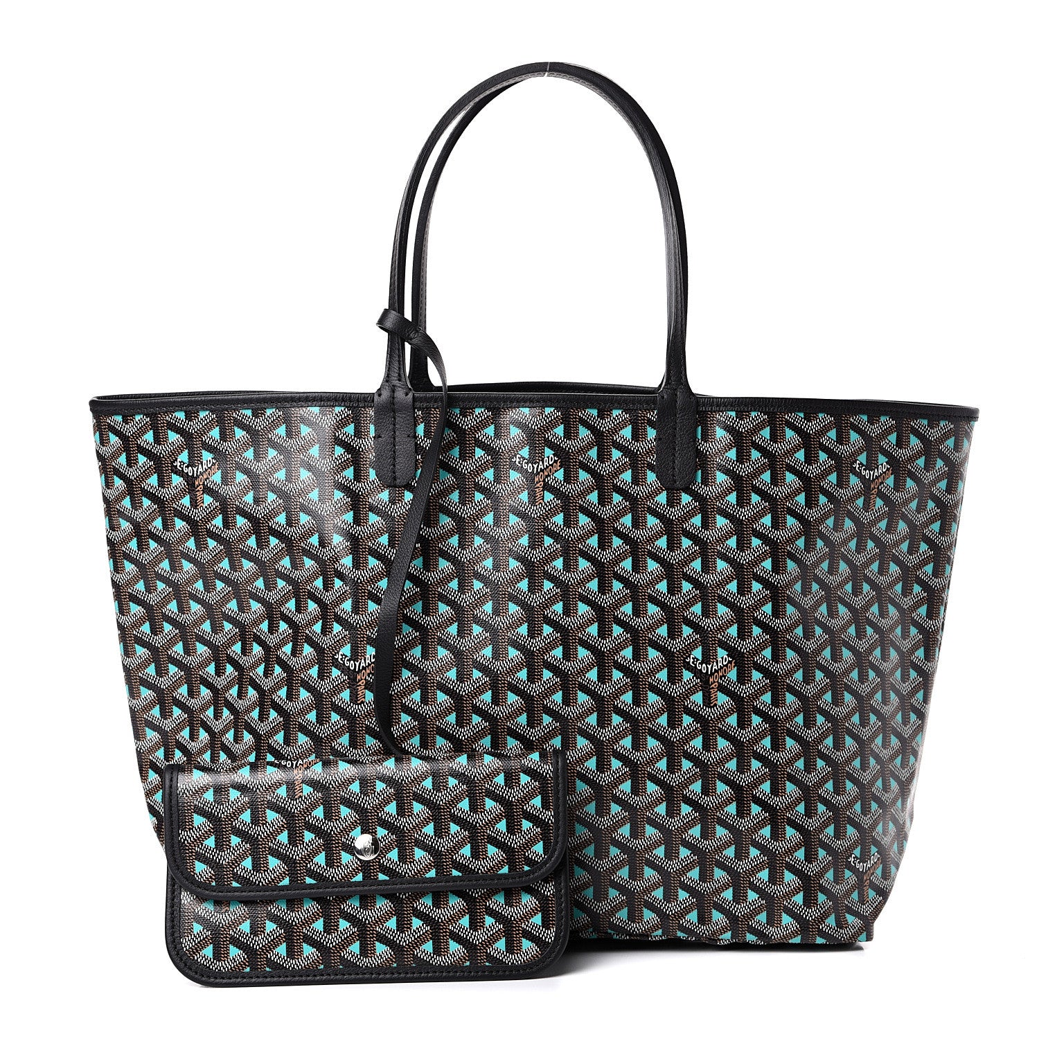 Goyard Goyardine Saint Louis Claire Voie PM Black Blue 1 of 10