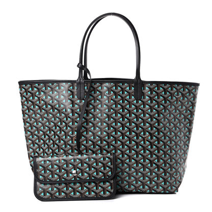 Goyard Goyardine Saint Louis Claire Voie PM Black Blue 1 of 10