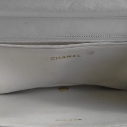 Chanel Quilted Lambskin 3 Way Clutch Bag White 12 of 12