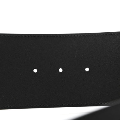 Gucci Moon Calfskin Pearl Double G 70mm Belt 95 38 Black Cream 4 of 6