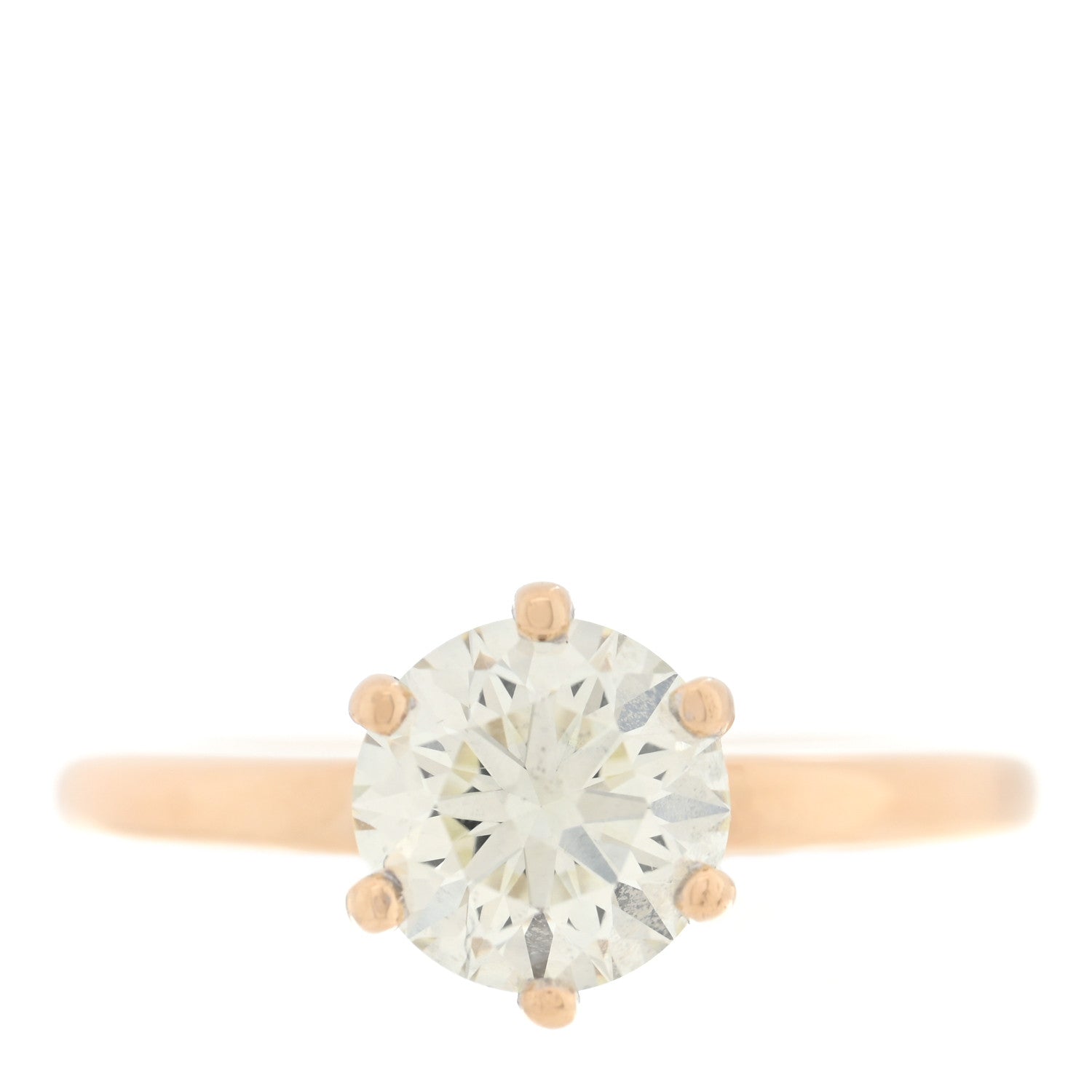 Parker & West by FASHIONPHILE 14K Yellow Gold Diamond 1.90ct Solitaire Engagement Ring 52 6 1 of 9