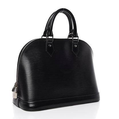 Louis Vuitton Epi Alma PM Black 3 of 7