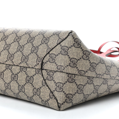 Gucci GG Supreme Medium Reversible Tote Beige Red 7 of 8