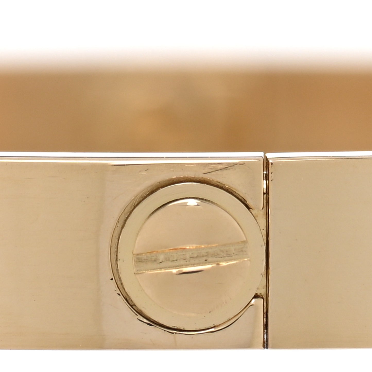 18K Yellow Gold 4 Diamond LOVE Bracelet 16