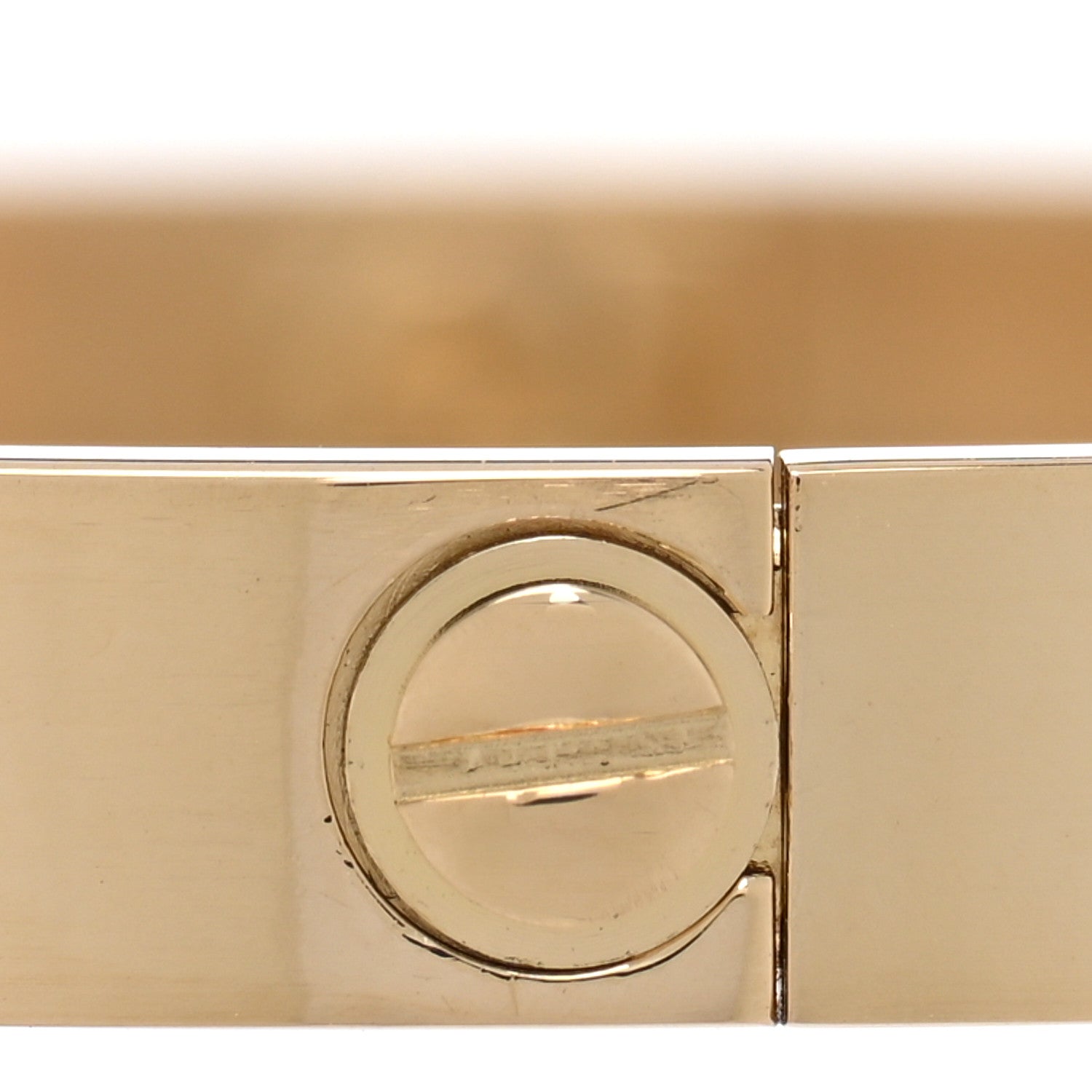 Cartier 18K Yellow Gold 4 Diamond LOVE Bracelet 16 4 of 5