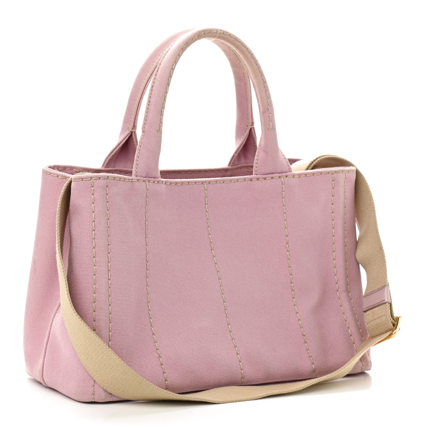Prada Canapa Small Logo Tote Alabastro 2 of 12