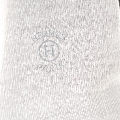 Hermes Cashmere Silk Plume Sunrise Scarf 4 of 5