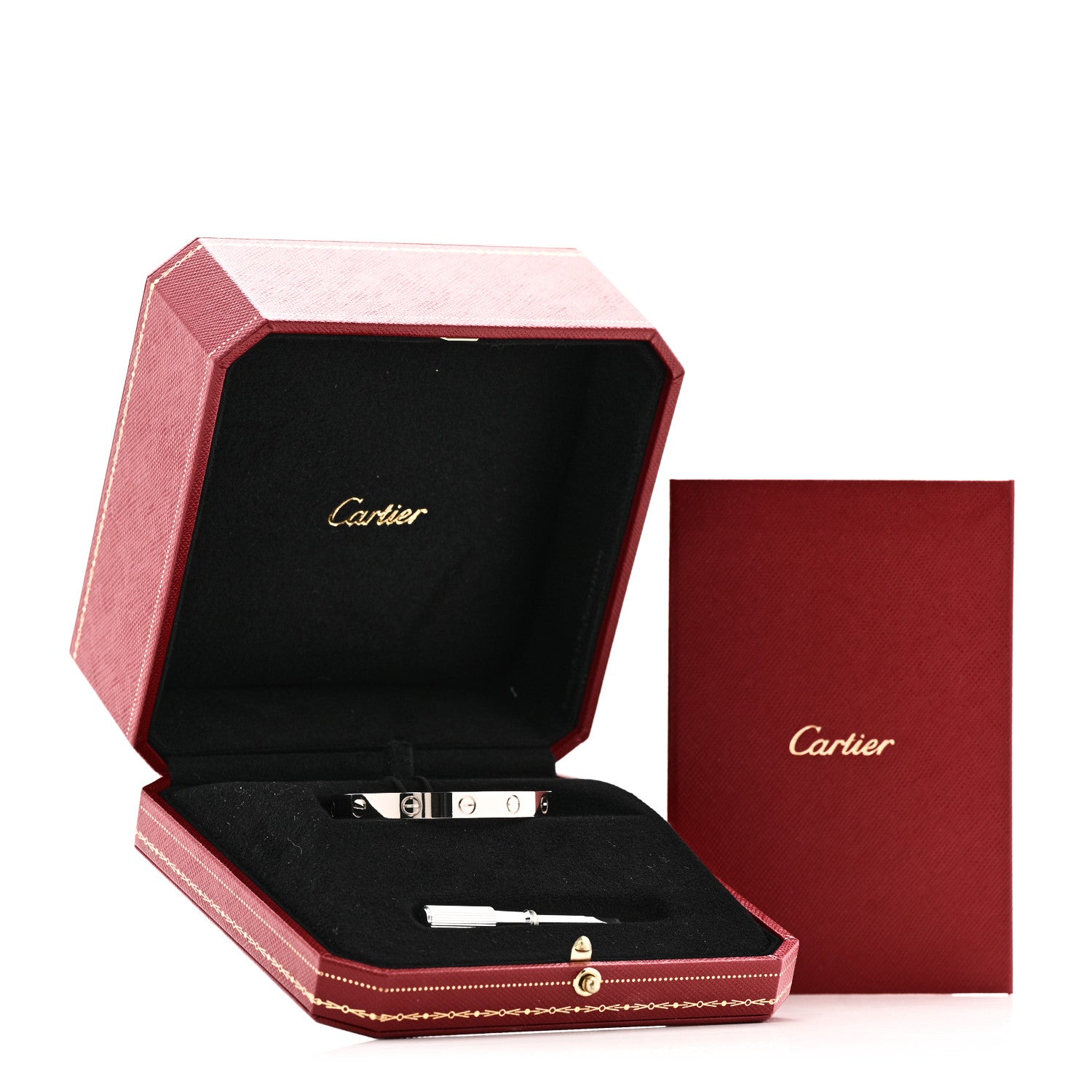 Cartier 18K White Gold LOVE Bracelet 15 8 of 8